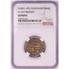 Image 1 : AH451-492 Ghaznavid Dinar A-1637 Ibrahim Gold Coin NGC Genuine