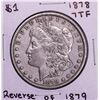 Image 1 : 1878 7TF Reverse of 1879 $1 Morgan Silver Dollar Coin