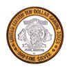 Image 1 : .999 Silver Whiskey Pete's Casino Jean, Nevada $10 Limited Edition Gaming Token