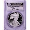 Image 1 : 2011-W $1 Proof American Silver Eagle Coin PCGS PR70DCAM Mercanti Signature