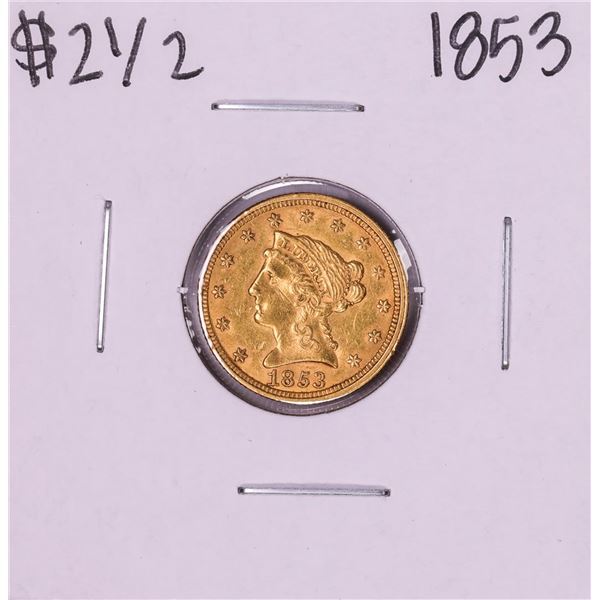 1853 $2 1/2 Liberty Head Quarter Eagle Gold Coin