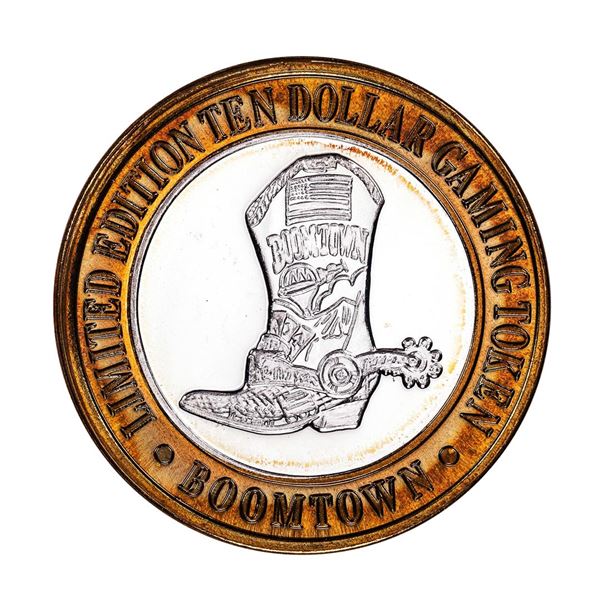 .999 Silver Boomtown Hotel & Casino Reno, NV $10 Limited Edition Gaming Token