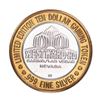 Image 2 : .999 Silver Westward Ho Casino Las Vegas $10 Casino Gaming Token Limited Edition