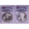 Image 1 : Lot of 1991-1992 $1 American Silver Eagle Coins PCGS MS68 First Strike