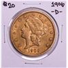 Image 1 : 1906-D $20 Liberty Head Double Eagle Gold Coin