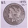 Image 1 : 1893-CC $1 Morgan Silver Dollar Coin