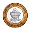 Image 1 : .999 Silver Stratosphere Las Vegas, Nevada $10 Casino Limited Edition Gaming Token