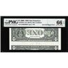 Image 1 : 2009 $1 Federal Reserve Note Inverted Back ERROR Fr.1934-L PMG Gem Uncirculated 66EPQ