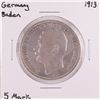 Image 1 : 1913 Germany Baden 5 Mark Silver Coin