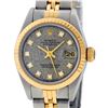 Image 1 : Rolex Ladies Two Tone Slate Grey Jubilee Diamond Datejust Wristwatch