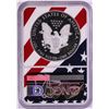 Image 2 : 2018-W $1 Proof American Silver Eagle Coin NGC PF69 Ultra Cameo Congratulations Flag