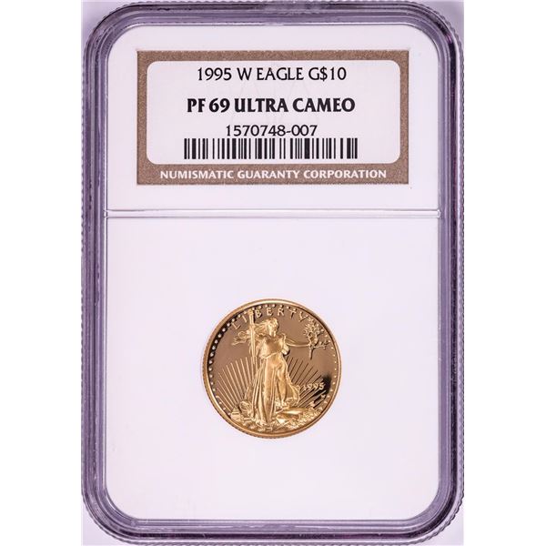 1995-W $10 Proof American Gold Eagle NGC PF69 Ultra Cameo