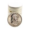 Image 1 : Roll of (20) Brilliant Uncirculated 1963 Franklin Half Dollar Coins