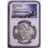 Image 1 : 1889 VAM-22 Bar Wing $1 Morgan Silver Dollar Coin NGC MS62
