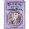 Image 1 : 1991 $1 American Silver Eagle Coin PCGS MS69 First Strike