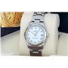 Image 3 : Rolex Midsize Stainless Steel Factory White Roman Datejust Wristwatch With Rolex Box