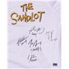 Image 2 : THE SANDLOT CAST SIGNED BASEBALL JERSEY (FITERMAN HOLO)