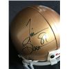 Image 2 : JIM BROWN SIGNED GOLD MINI HELMET