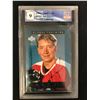 Image 1 : SIGNED 1996 UPPER DECK #S201 JARI KURRI GLOBAL TRAINING (GCG 9)