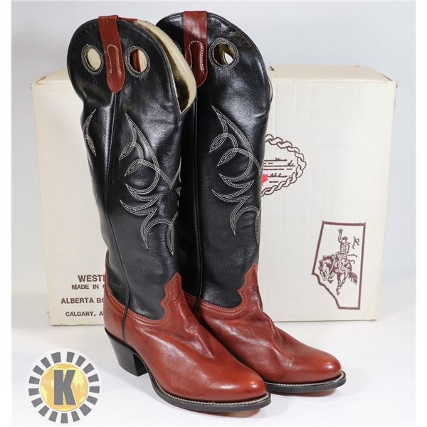 NEW MADE IN ALBERTA COWBOY BOOTS