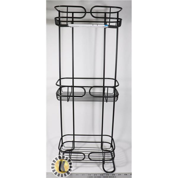 BATH SHELVES BLACK RUSTPROOF COATING