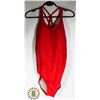 Image 1 : WOMENS RED SPEEDO SWIMSUIT SIZE 14