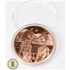 Image 1 : PURE .999 1oz FINE COPPER - ALIENS