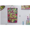 Image 2 : 8-Hanging Pool Bar Signs - 8 X $ Cardboard?