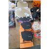 Image 1 : Lot of Halloween Chalk Wood Bats, Hanging Décor