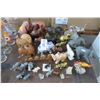 Image 1 : Lot of Asst. Wood/Ceramic/Porcelain Elephants