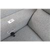 Image 2 : New Power Reclining Grey Fabric Sofa/Loveseat/Chair