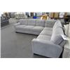 Image 1 : New Grey Fabric Sectional