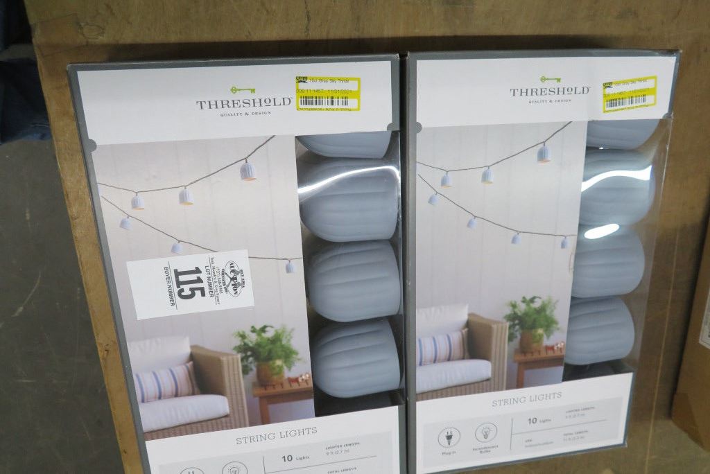 2-New Threshold String Light Sets - 2 X