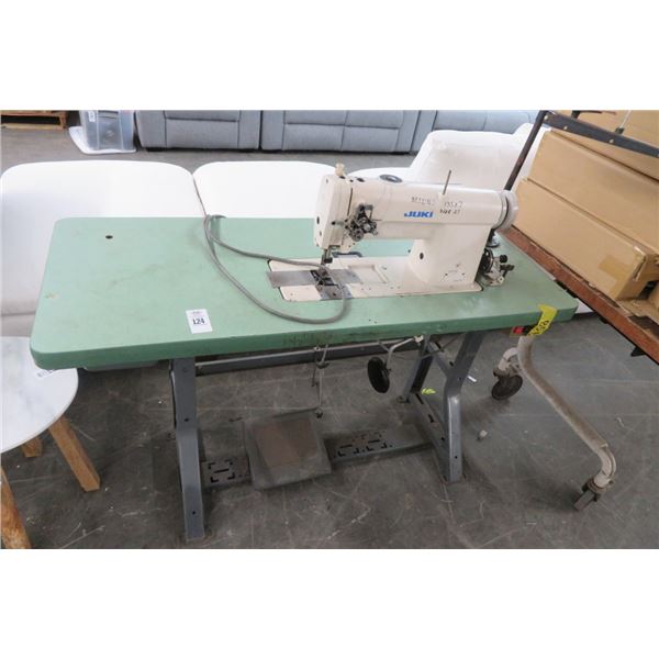 Juki Model LH-515 Commercial Sewing Machine w/Table