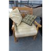 Image 1 : Tommy Bahama Pineapple Palm Tree Motif Oversized Arm Chair