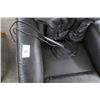 Image 2 : Black Leather Massaging Recliner