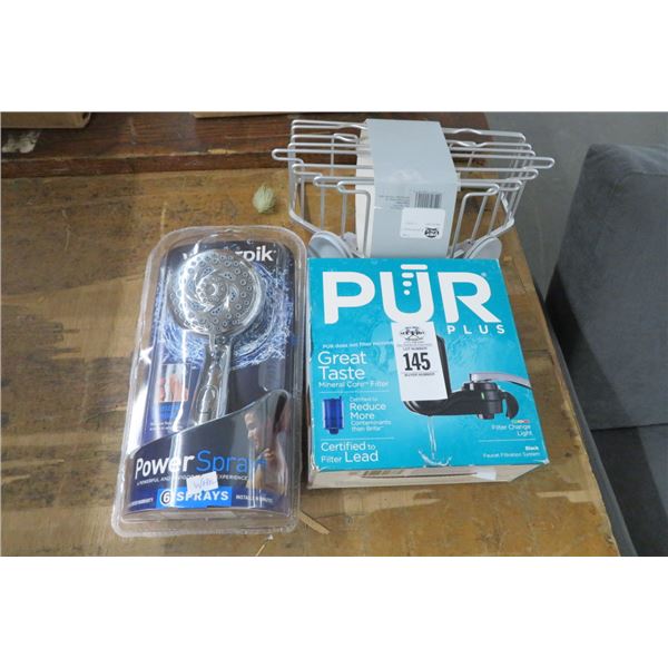 Waterpik Shower Head & Pur Water Filter