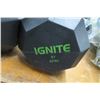 Image 2 : 11-Ignite 15 Lb. Dumbell (Pair) - 11 X $