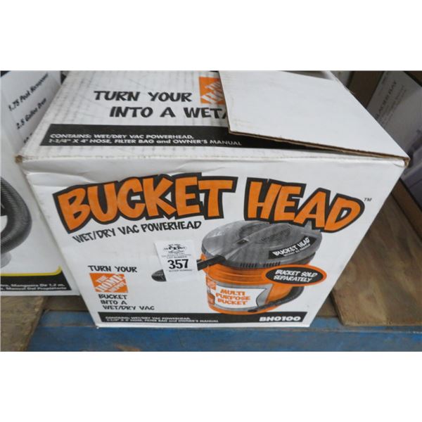 Bucket Head Wet/Dry Vac Powerhead