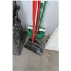 Image 2 : Lot of Brooms & Dust Pan