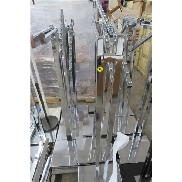 Pallet of Clothing Display Racks