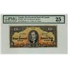 Image 1 : The Provincial Bank, 1936 $10 #032565 CH-615-18-06. PMG VF25