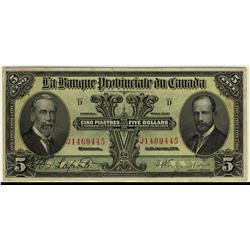 La Banque Provinciale du Canada 1919 $5 #J1469445 CH-615-14-