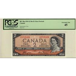 BC-30a 1954 $2 #DB3735326, PCGS EF45.