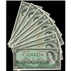 Image 1 : Consecutive run of 9 BC-37aA 1954 $1 Beattie-Coyne *0082005 