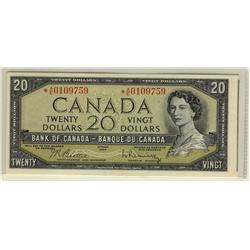 BC-41bA, 1954 $20 *AE #0109759 Original UNC.  A super note i