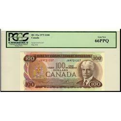 BC-52a 1975 $100, PCGS Gem UNC66PPQ.  #JA9721227.