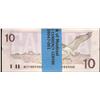 Image 1 : Original bundle of 1989 $10 BEF.  BC-57c.  100 notes all Gem