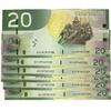 Image 1 : BC-64aA-i 2004 $20 EYI 9.7M, lot of 6 Gem Unc.notes