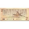 Image 1 : BC-55b 1986 $2 #EBX1111111.   VF Light writingA rare double 